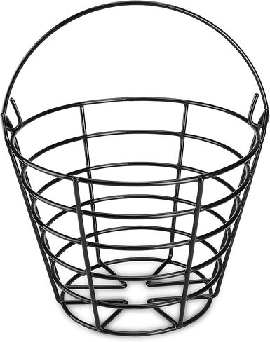 Golf Ball Baskets Metal Range 1 Pack for Men, Golf Ball Bucket with Handle for Kids, Golfball Container, Holds 50 Balls x 1 (Golf Balls are Excluded) in Kuwait