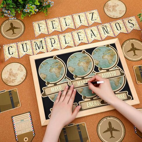 Groovy Spanish Birthny Bindarin Boardin Board To School Classrock Decor in Saudi Arabia
