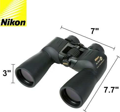 Nikon Action Extreme 8x40 ATB Binoculars (7238) All Terrain Waterproof Binoculars Bundle, Black, with Nikon Lens Pen, Carry Case, and Lens Cloth - High Powered Multipurpose Binoculars for Adults in Saudi Arabia
