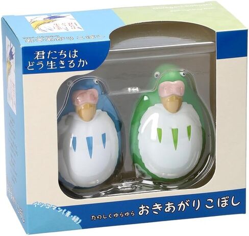 Ensky - The Boy and the Heron - YR -17 Tilting Figure Collection the Parakeet Blue and Green ، Sustio Ghibli Companise in Saudi Arabia