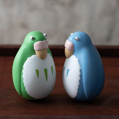 Ensky - The Boy and the Heron - YR -17 Tilting Figure Collection the Parakeet Blue and Green ، Sustio Ghibli Companise in Saudi Arabia
