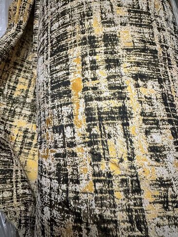 OctoRose Thick Linen-tealblue, 1 Yard (36x59 inch) Upholstery Sewing Fabrics for Sofa, Futon, Box Cushion, Daybed Mattress, Bench, Ottoman Cut by The Yard (Linen-tealblue, 1 Yard) in Kuwait