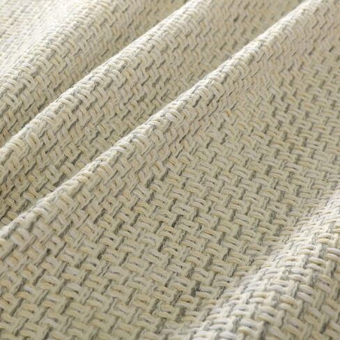 OctoRose Thick Linen-tealblue, 1 Yard (36x59 inch) Upholstery Sewing Fabrics for Sofa, Futon, Box Cushion, Daybed Mattress, Bench, Ottoman Cut by The Yard (Linen-tealblue, 1 Yard) in Kuwait