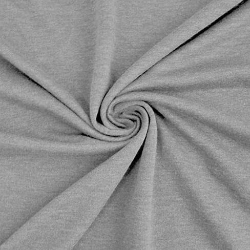 FabricLA French Terry Knit Fabric - 100% Cotton French Fabric by The Yard - Made in USA - White, 1 Yard in Kuwait