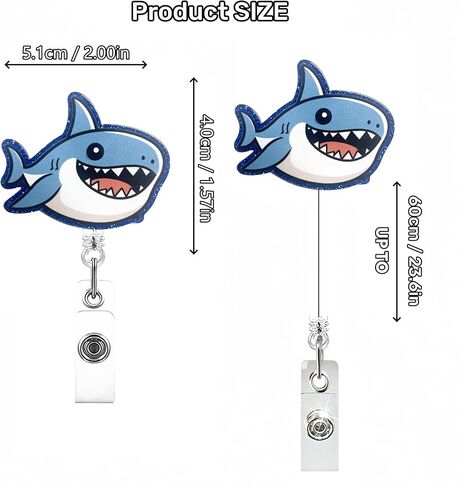 بكرة شارة قابلة للسحب ، بكرات شارة لطيفة لصاحب شارة الممرضة مع مقطع التمساح لأقرش المعلم الطبيب in Kuwait