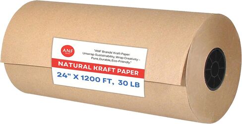 ماركات ANF (24 "× 1200 قدم) - ورقة Kraft الطبيعية للتعبئة والشحن وملء الفراغ ومشاريع الأطفال الفنية ، و 30 رطلاً in Saudi Arabia