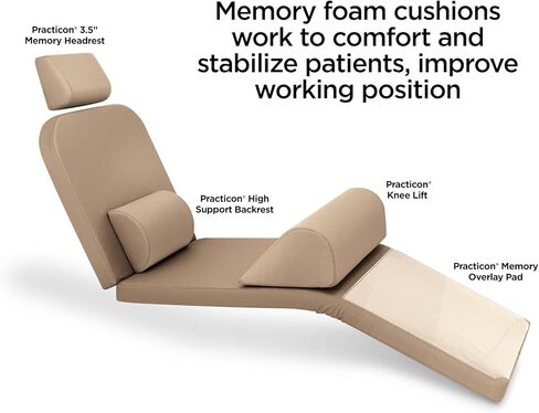 مسند ظهر عالي الدعم من Practicon 7152715 BEI، بيج in Kuwait