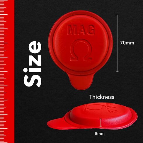 MAG® FERRITE Magnets KIT 6 وحدات للمغناطيسية الحيوية 5200 غاوس - مجموعة مغناطيسات مغناطيسية حيوية - Imanes para Biomagnetismo Médico - Dr Goiz Magnets for Biomagnetism زوج مغناطيس حيوي - مغناطيسات مستديرة in Kuwait