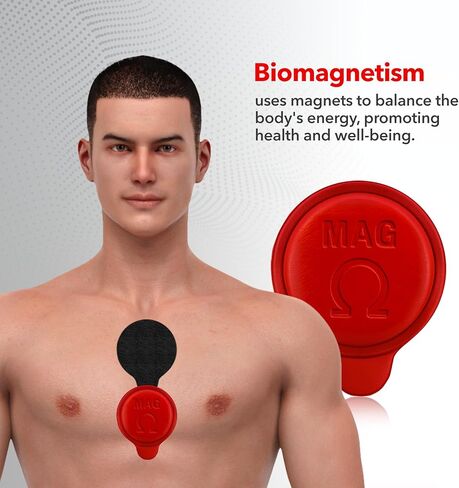 MAG® FERRITE Magnets KIT 6 وحدات للمغناطيسية الحيوية 5200 غاوس - مجموعة مغناطيسات مغناطيسية حيوية - Imanes para Biomagnetismo Médico - Dr Goiz Magnets for Biomagnetism زوج مغناطيس حيوي - مغناطيسات مستديرة in Kuwait