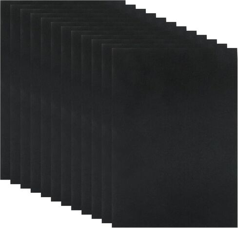12 Pcs 8 x 12 Inch Felt Sheets for Crafts, 1mm Thick Black Felt Fabric for Crafts, Felt Paper for Sewing Craft in Saudi Arabia
