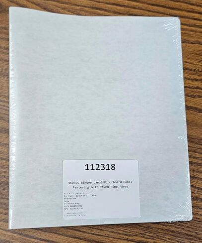 11x8.5 Binder Lanai Fiberboard Panel Featuring a 1" Round Ring - Green in Kuwait