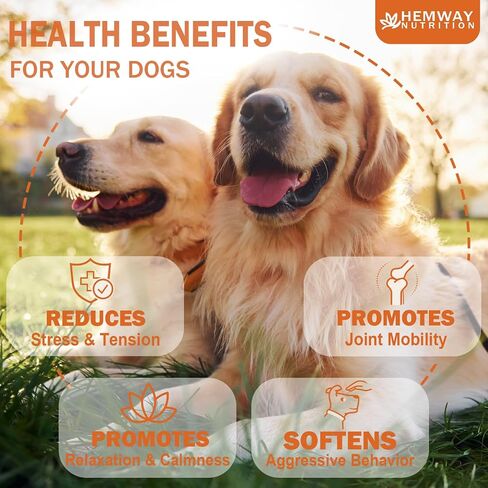 Hemp Calming Chews for Dogs - Chicken Flavor Soft Chews - Dog Calming Treats Supplement for Storm Anxiety, Sleep, Relaxing, Separation Aid, Stress, Hyperactivity Relief - All Ages & Sizes - 240 Count in Saudi Arabia