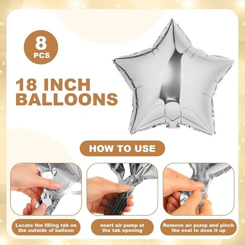 Supervitae 5 Senses Gift Bags with Tissue Paper and Balloons for Him Her Five Senses Paper Bags with Ribbon Handles Gift Wrapping for Valentines Birthday Wedding Anniversary Christmas(Black,Regular) in Saudi Arabia