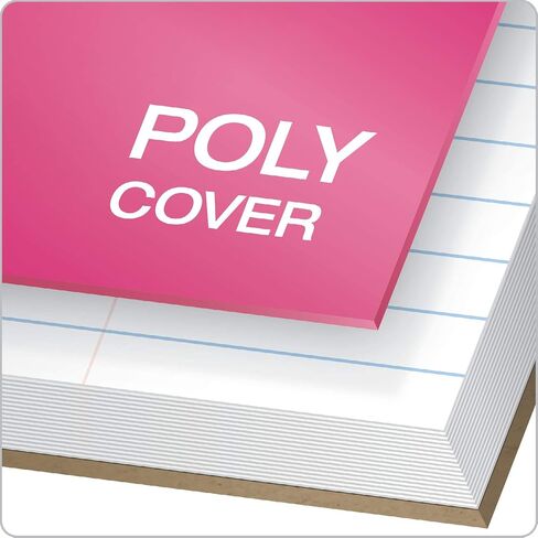 Oxford 3 Subject Notebook, Wirebound, 11" x 9", Assorted Covers (No Color Choice), 150 Sheets, College Ruled, Perforated, Poly Cover (10586) in Saudi Arabia