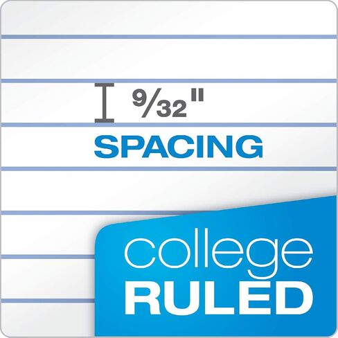 Oxford 3 Subject Notebook, Wirebound, 11" x 9", Assorted Covers (No Color Choice), 150 Sheets, College Ruled, Perforated, Poly Cover (10586) in Saudi Arabia