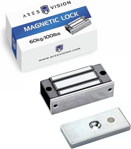 500 كجم 1200 رطل من القفل التجاري الكهرومغناطيسي ذو القوة القابضة 12 فولت، مؤشر LED عند إغلاق خيارات NO/NC، لباب واحد متأرجح للخارج in Kuwait