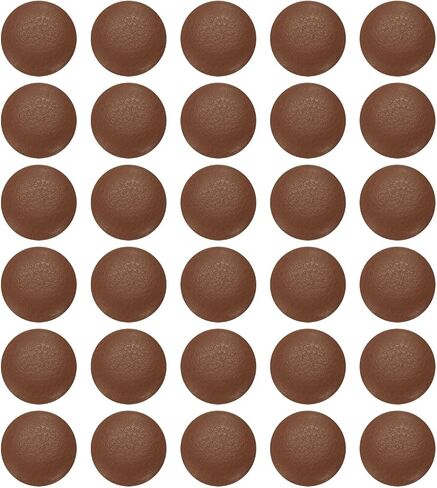 Harfington 30pcs Pu Leather Compertons 12.5mm (20L) قطره مستدير أزرار خياطة بديلة للملحقات DIY زخرفة الملابس ، بني ، بني in Kuwait