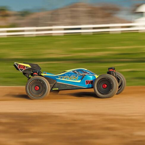ARRMA RC CAR 1/8 TYPHON 4X4 RTR BUGGY ، أصفر (بطارية وشاحن غير مدرج) ، ARA4206V4T2 in Saudi Arabia