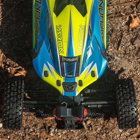 ARRMA RC CAR 1/8 TYPHON 4X4 RTR BUGGY ، أصفر (بطارية وشاحن غير مدرج) ، ARA4206V4T2 in Saudi Arabia