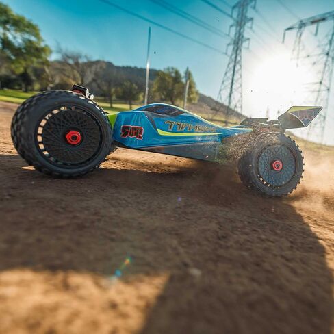 ARRMA RC CAR 1/8 TYPHON 4X4 RTR BUGGY ، أصفر (بطارية وشاحن غير مدرج) ، ARA4206V4T2 in Saudi Arabia