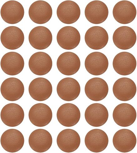 Harfington 30pcs Pu Leather Compertons 12.5mm (20L) قطره مستدير أزرار خياطة بديلة للملحقات DIY زخرفة الملابس ، بني ، بني in Kuwait