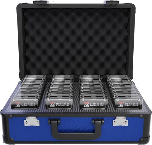 Slab Case XL; Fits PSA, BGS, HGA, CSG Graded Trading Card Slabs; Ideal Travel Storage Solution; (Black Diamond) in Saudi Arabia