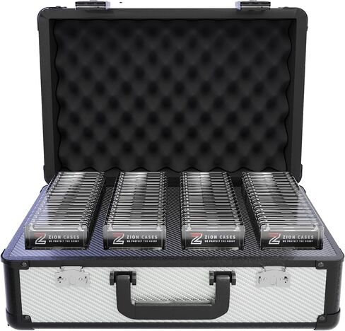 Slab Case XL; Fits PSA, BGS, HGA, CSG Graded Trading Card Slabs; Ideal Travel Storage Solution; (Black Diamond) in Saudi Arabia