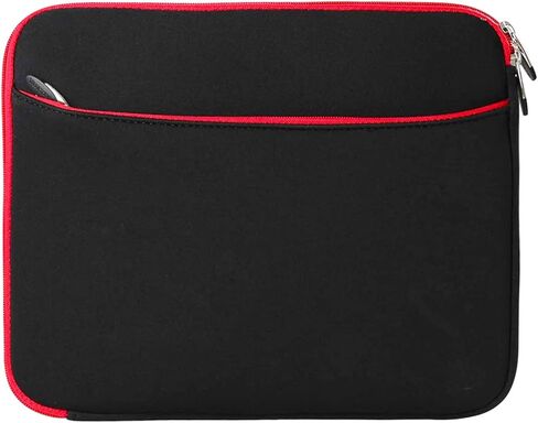 حقيبة حاملة للأكمام 12 بوصة للأجهزة اللوحية ، iPad ، أجهزة الكمبيوتر المحمولة ، أجهزة الكمبيوتر المحمولة Chrombooks 12 بوصة ، حقيبة مبطنة ناعمة مع حامل الملحقات (أسود) in Kuwait