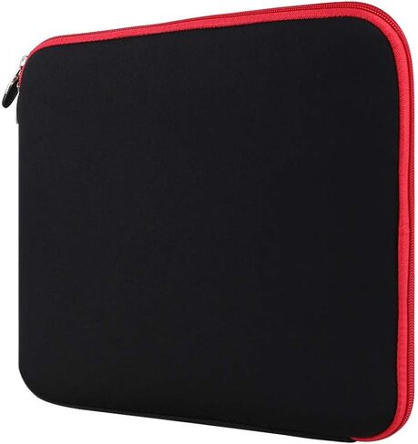 حقيبة حاملة للأكمام 12 بوصة للأجهزة اللوحية ، iPad ، أجهزة الكمبيوتر المحمولة ، أجهزة الكمبيوتر المحمولة Chrombooks 12 بوصة ، حقيبة مبطنة ناعمة مع حامل الملحقات (أسود) in Kuwait