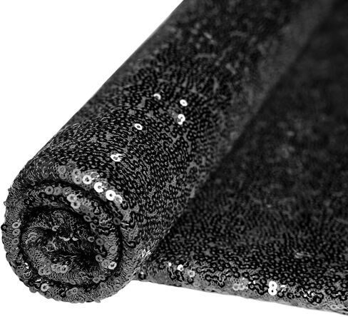 Sequin Flip Fabric by The Yard, Glitter Fabric for Graffiti, Bridal Dress, Wedding Decorations, Sewing, DIY Handmade (1 yd, Rose Gold) in Kuwait
