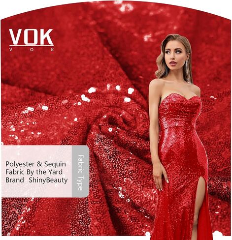 Sequin Flip Fabric by The Yard, Glitter Fabric for Graffiti, Bridal Dress, Wedding Decorations, Sewing, DIY Handmade (1 yd, Rose Gold) in Kuwait