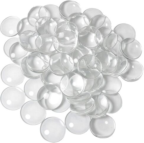 60pcs cabochons class class صافية 25 ملم مسطح الشفاف الدائري cabochons القبة الإكسسوارات DIY المجوهرات in Saudi Arabia