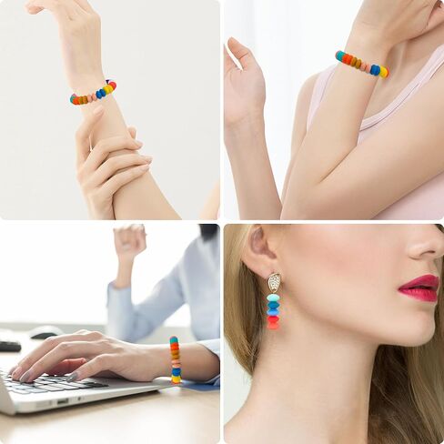 450 PCS 12 مم حبات العدس السيليكون لسلسلة المفاتيح ، سوار ، قلادة ، وأقلام تصنع 30 لونًا من الخرز السيليكون الفضفاضة لصياغة DIY in Kuwait