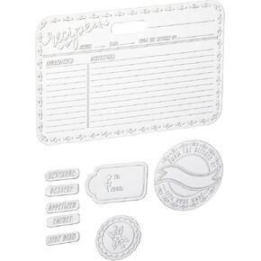 We R Memory Keepers 0633356037460 Printing Plate Letter Press-Home Made Set (11 Pieces)