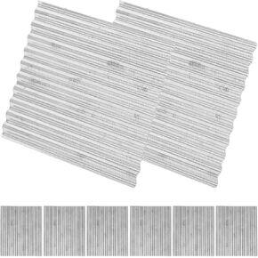 YARNOW 8Pcs Mini House Roof Tiles Scale Shed Corrugated Roofing Accessories for Dollhouse Layouts Model Building Materials Miniature House Decoration