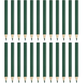 PATIKIL Black Colored Pencils Set,24 Pcs Oil Color Pencils Wooden 3.5inch Coloring Drawing Half Pencils for Artists Art Painting