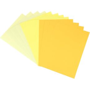 MECCANIXITY 30PCS Red Deep Green Bright Yellow Color Cardstock, 8" x 12" Origami Cardstock Paper Sheets for Printing, Drawing, Art Crafts Supplies