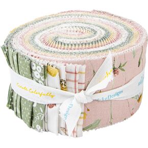 Lisa Audit Love Me More Rolie Polie 40 2.5-inch Strips Jelly Roll Riley Blake Designs RP-15630-40