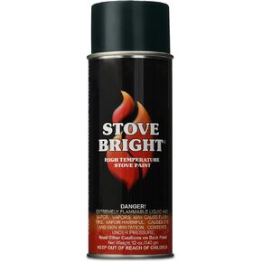 Stove Bright 6304 Stove Bright High Temperature Flat Black Stove Paint