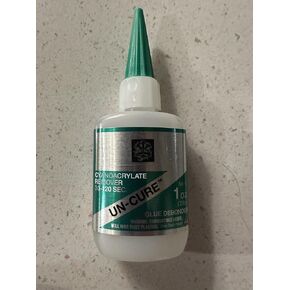 Bob Smith UN-Cure Cyanoacrylate Remover, Debonder, for CA Glue, 1 oz, Green Cap. BSI, Hobby Bolts, Made in The USA!