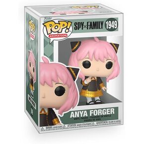 Pop Anime: Spy x Family - Anya Forger Vinyl Figure Bundled with Box Protector Compatible for Funko