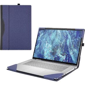 Laptop Cover for HP Zbook Firefly 16 Inch G11&for HP Zbook Firefly 16 Inch G10& for HP Zbook Firefly 16 Inch G9.2-in-1 Detachable PU Leather Notebook Sleeve (Blue)