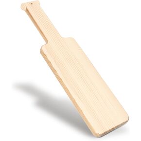 15 Inch Greek Fraternity Paddle, Solid Sorority Wood Paddle, Unfinished Pine Wooden Paddle for Art Crafts, DIY Projects, Home Decoration
