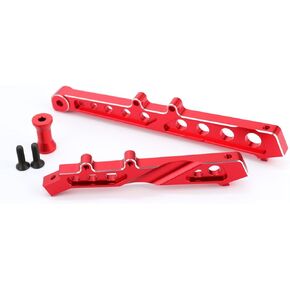 Aluminum Alloy Front & Rear Chassis Support Bracket Upgrade Parts for Arrma 1/7 Felony 6S BLX, Infraction 6S BLX, Limitless Roller,Replace #ARA320511 (Blue)