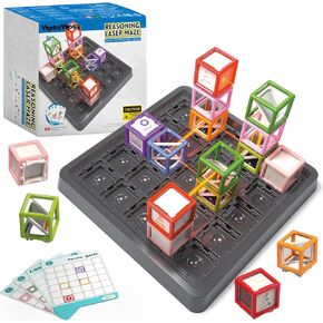 Reasoning Laser Maze, Ultimate STEM Toy for Boys Age 8-12, Logic Game with 60+ Challenges, Perfect 8-12 Year Old Boy Birthday Gift to Cultivate Spatial Planning & Scientific Exploration