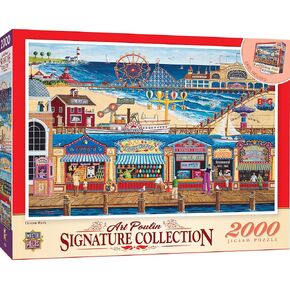MasterPieces 2000 Piece Jigsaw Puzzle for Adults and Families - Coca-Cola Stand - 39"x27"