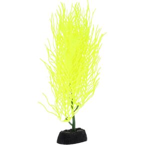 STOBOK Artificial Aquarium Plants Artificial Hornwort Plant Artificial Plastic Fish Tank Plants Decoration Ornaments Yellow