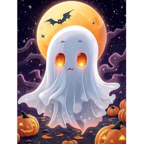 Skyboda Skull Diamond Art Kits for Adults, DIY 5D Halloween Diamond Painting Kit for Adults Beginners, Full Drill Diamond Gem Art Painting Kits Crafts for Wall Art Decor 12x16inch