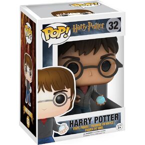 Funko Harry Potter Harry w/Prophecy (BD) Pop Figure, Gray