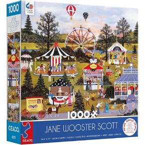 Ceaco - Jane Wooster Scott - Stars & Stripes II - 1000 Piece Jigsaw Puzzle